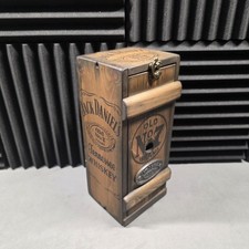 Jack Daniels Whiskey Wooden Box No Alcohol Hand Crafted