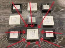 IKEA WHITE  / BLACK TYSSLINGE Small Craft FRAME 8x9cm