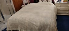 Cream Double Cellular blanket