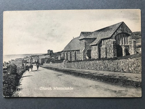 Vintage postcard woolacombe - postcard,