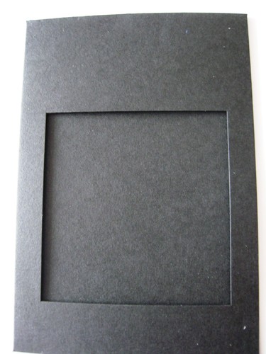 Aperture cards black - black, 6x4"
