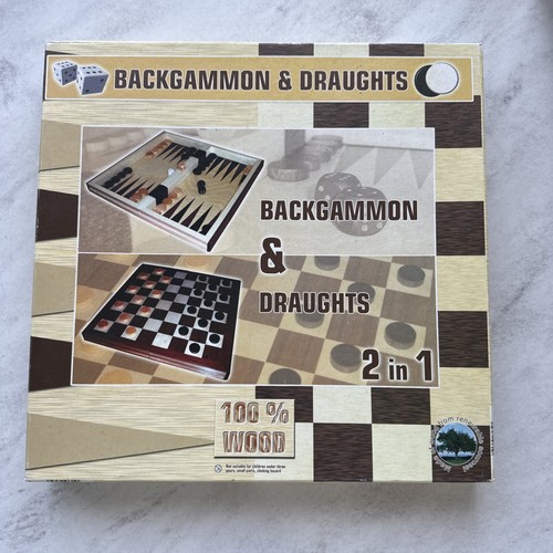 Wooden backgammon - backgammon, &