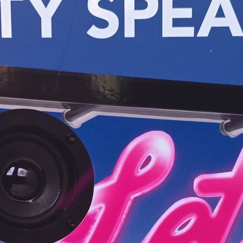 Vibes neon party speaker - neon, blue