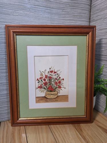 Poppy water watercolor