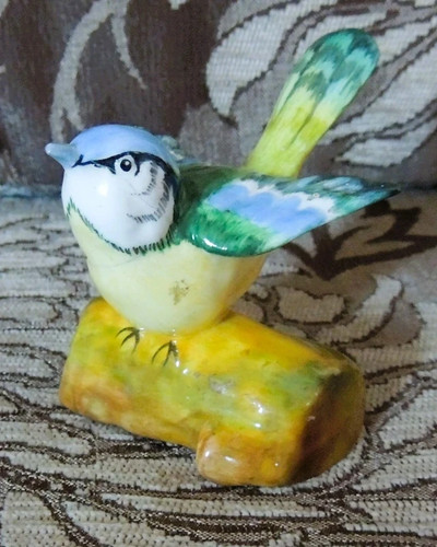Tom tit bird figurine - bird,