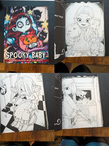 Crook colouring book - crook,