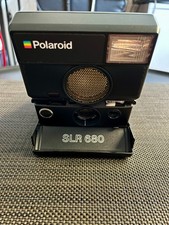 Polaroid SLR 680 folding instant reflex camera fully restored w/ Retrospekt bag