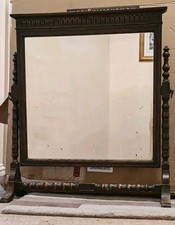 Antique victorian oak dressing - victorian,