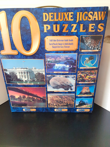 Deluxe jigsaw puzzle set - 10,