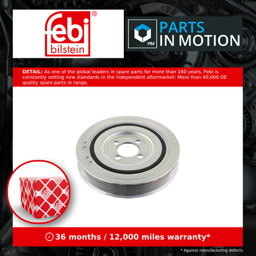 Crankshaft pulley 27824 - pulley, febi