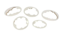 Set Cloud Cutters cookie cutter cake topper