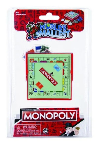 World smallest monopoly - world's,