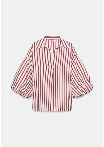 Zara woman blouse womens red - zara, l
