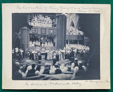 Antique Coronation Photo King