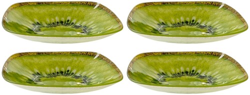 Set large glass bowls - of, 4
