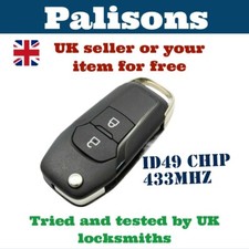  FOR FORD RANGER FULL REMOTE LOCKING KEY FOB 433mhz  ID 49 2 BUTTONS 2015-2021
