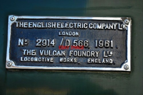 Photo works plate class 55 - works,