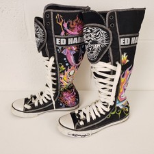 Ed Hardy High Top Sneakers