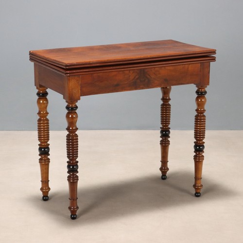 Antique game table mahogany - antique,