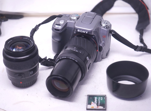 Sony alpha a100 2mp - alpha, 10.2mp