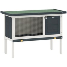 Pawhut rabbit hutch guinea - rabbit,