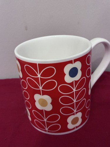 Orla kiely mug red and - and, flower