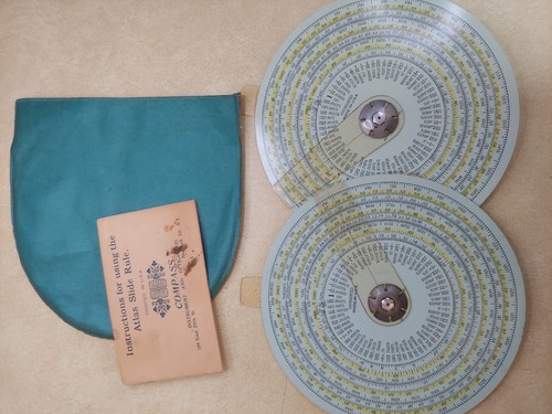 Vintage atlas circular slide - atlas,