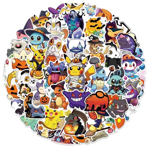 50pcs hallowen pokemon - 50pcs,