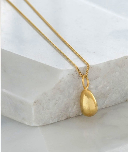 Lime tree design gold egg - lime,