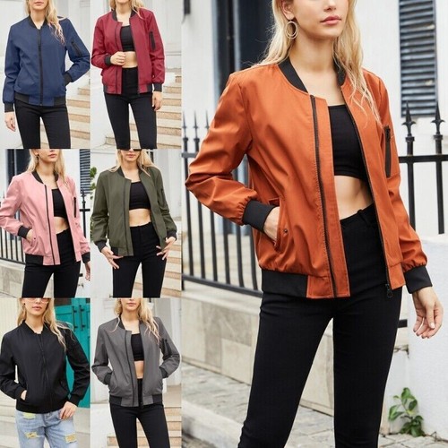 Ladies bomber coat long - coat,