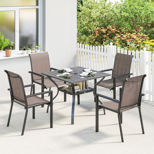 Outdoor dining table chairs - outdoor,