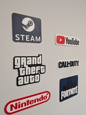 Gamer Signs 3D Printed Perfect