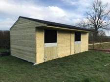 12' x 24' DOUBLE STABLE BLOCK