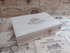 Wooden Wine Box Crate with lid