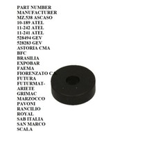 NBR FLAT GASKET ø 13x4x4 mm