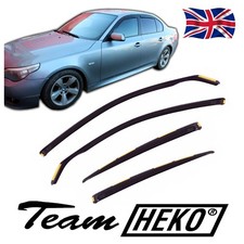 Heko Wind Deflectors For BMW 5 Series E60 4D Saloon 2004-2010 4PC Tinted
