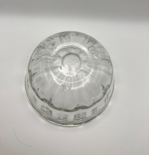 Vintage round pressed glass - vintage,