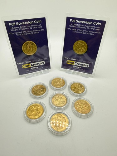 Full sovereign various years - full,