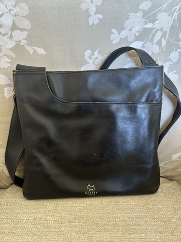 Radley ladies black messenger - ladies,