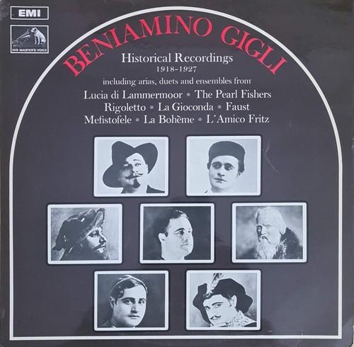 Beniamino gigli historical - beniamino,