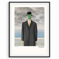 Rene Magritte Signed - The Son of Man- Surrealism-Certificate.