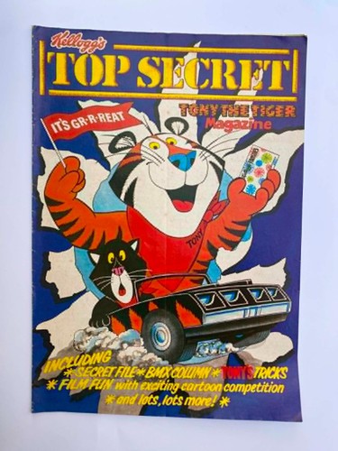 Vintage kellogg top secret - vintage, kellogg's