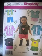 Simplicity 1902 18" Doll