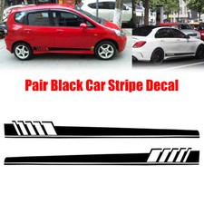 1 Pair Car SUV Vinyl Graphic Car Body Sticker Side Decal Stripe Decals New