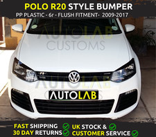 Polo R Bumper Style R Line Front Bumper Grill Drls Fits Polos SE 6R 6C 2009-2017