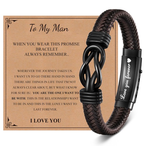 Mens infinity bracelet - mens,