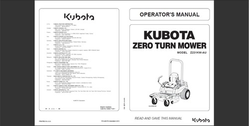 Kubota zero turn - kubota,