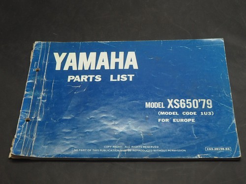 Yamaha xs650 1u3 parts - 1u3,