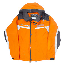 PHENIX Mens Ski Jacket Orange Hooded L