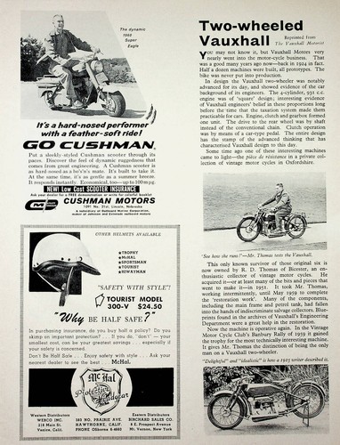 1960 cushman scooter - scooter, 1924
